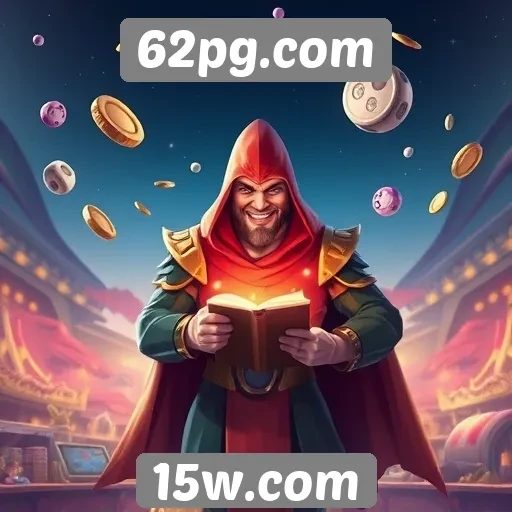 Exploração das ofertas de jogos no site 62pg.com